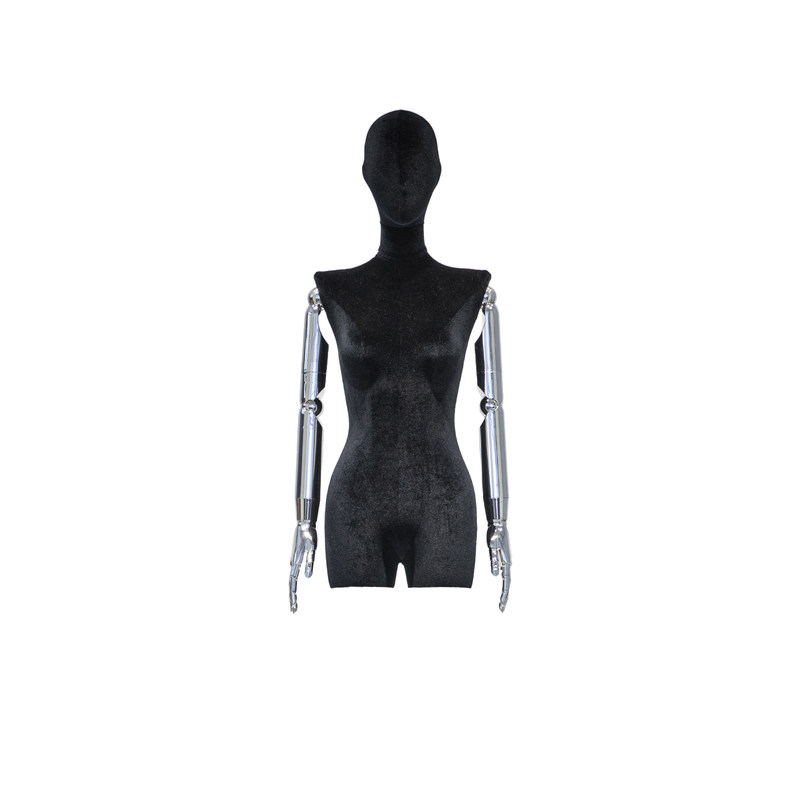 แขนเคลือบไฟฟ้า ครึ่งร่างกายแสดงตัว นางเมียที่มีหลายสี